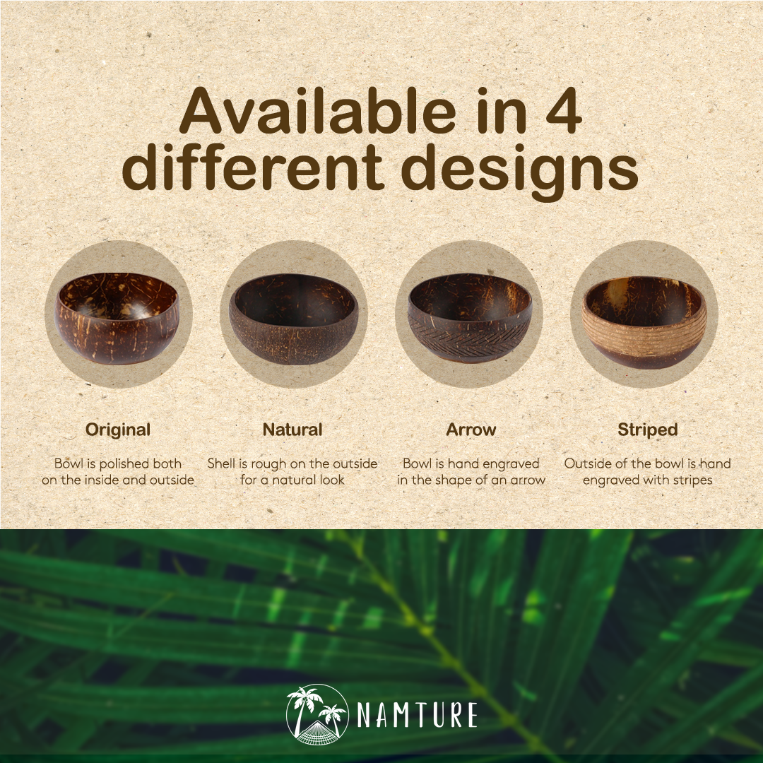 Kokosnoot Kom Set - Medium - Arrow - NAMTURE
