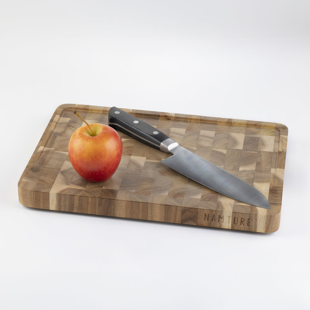 Schneidebrett aus Akazie – L – 33 x 24 x 2,5 cm