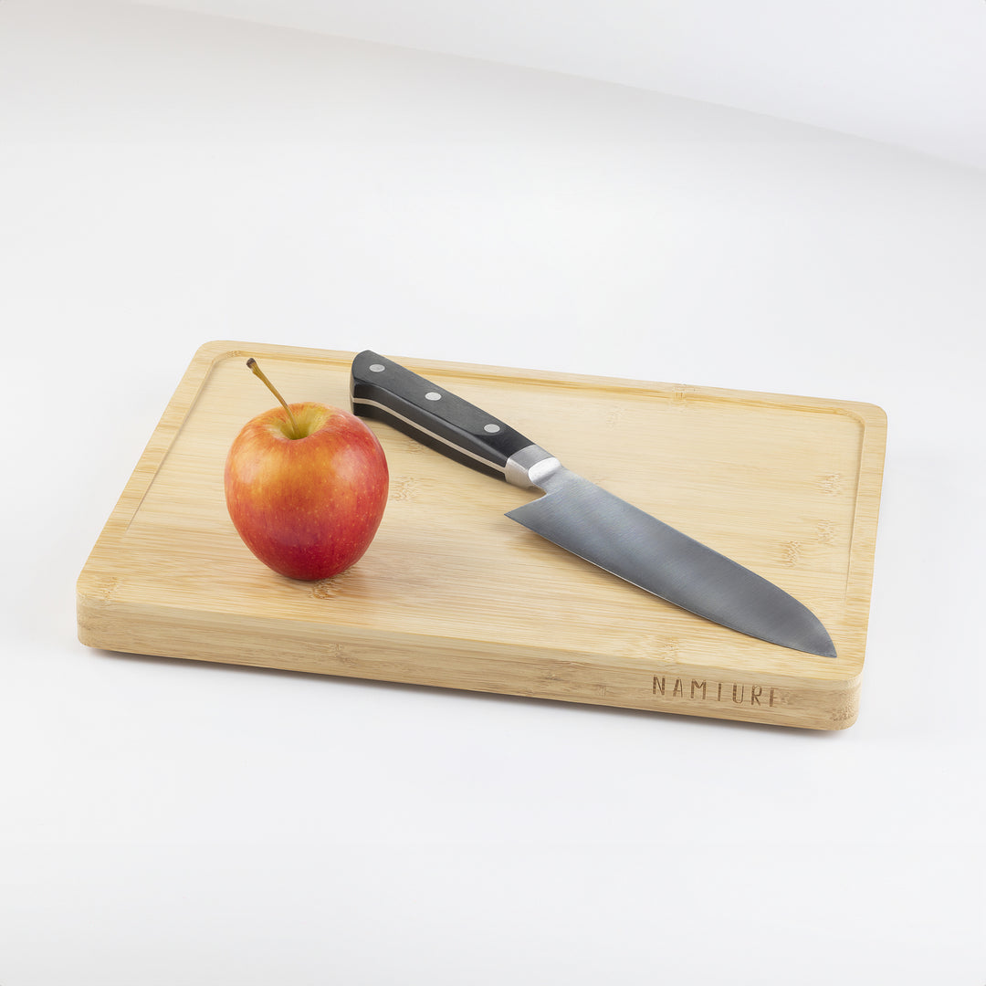 Bambus-Schneidebrett - L - 33 x 24 x 2,5 cm